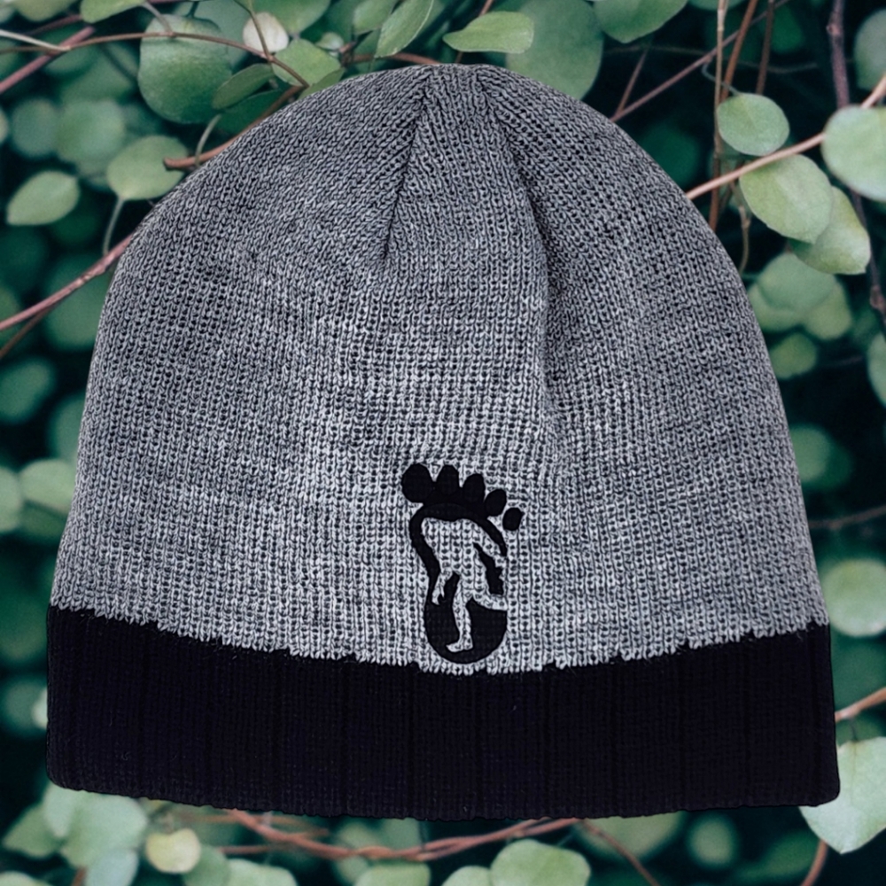Bigfoot Lined Beanie Hat Light Gray